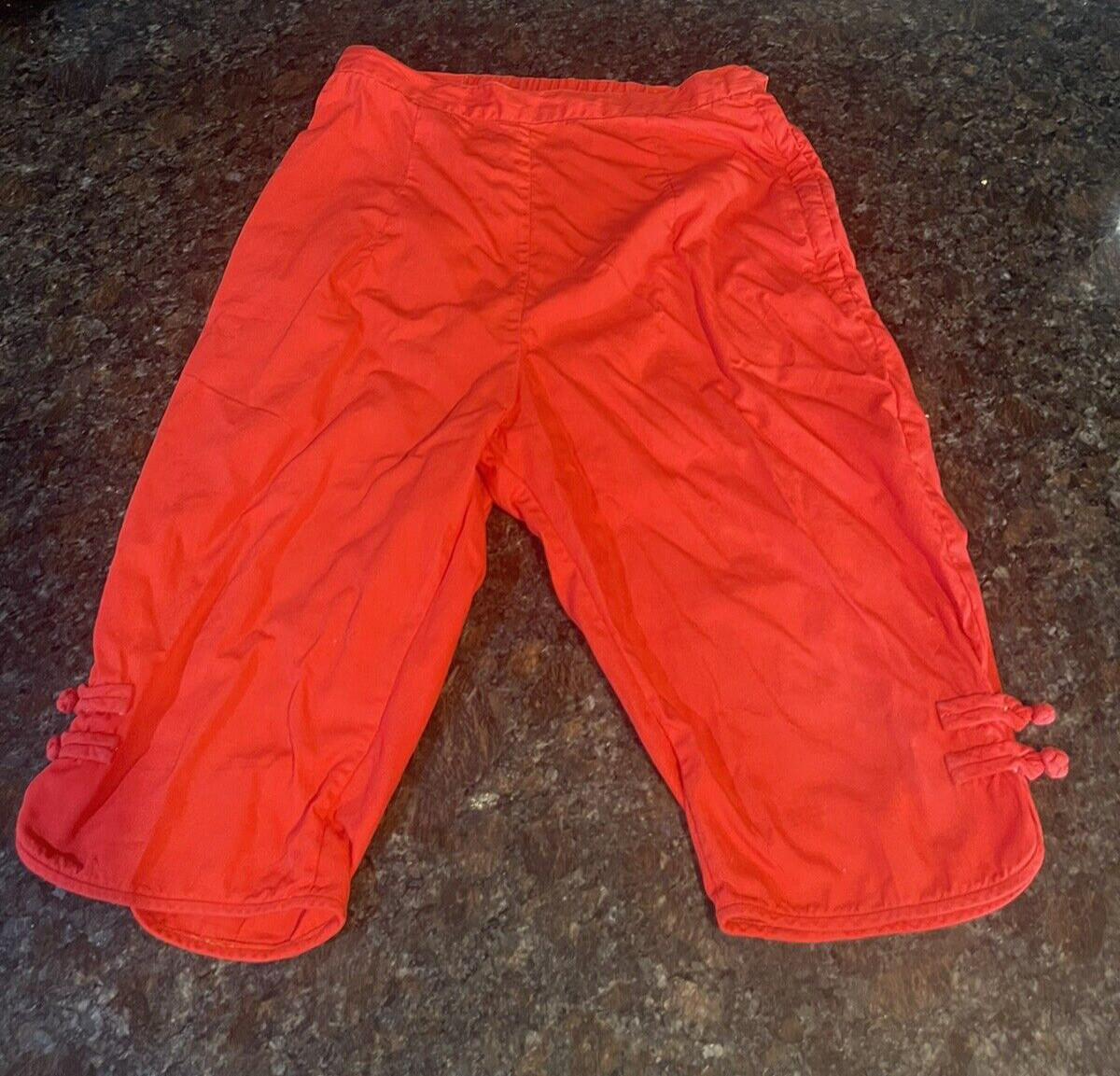 VINTAGE CHILDS RED SHIRT AND PANTS FROM JAPAN ~ SIZE 2/3 NO TAG ~ OVER 40 YEARS