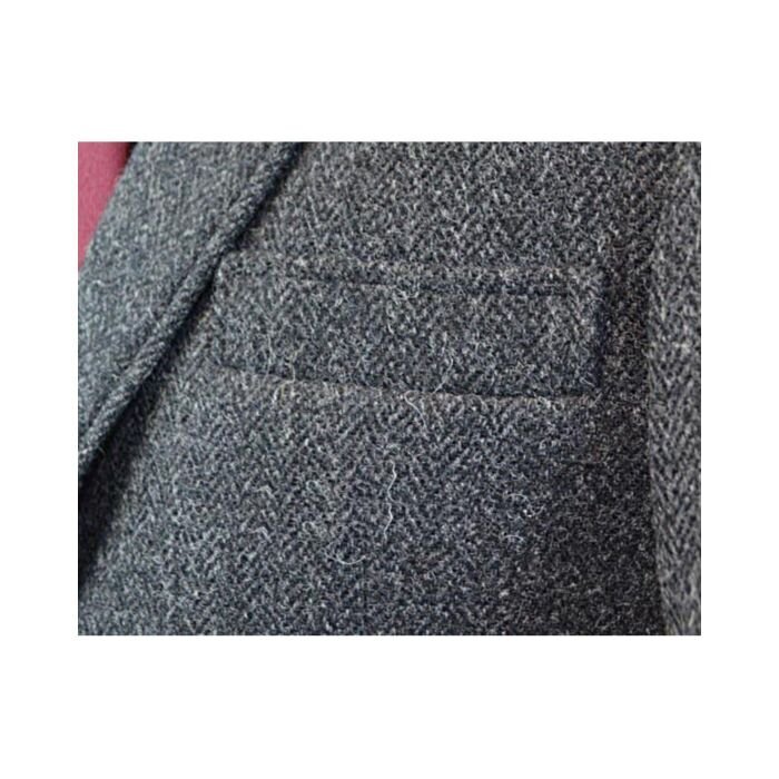 Grey Tweed Argyle Jacket