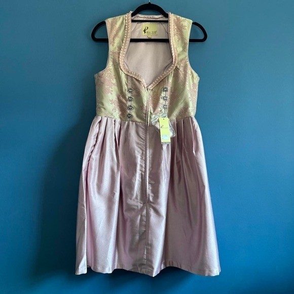Alte Liebe Trachten Manufaktur Dirndl Dress Women’s Size Large Purple NWT German