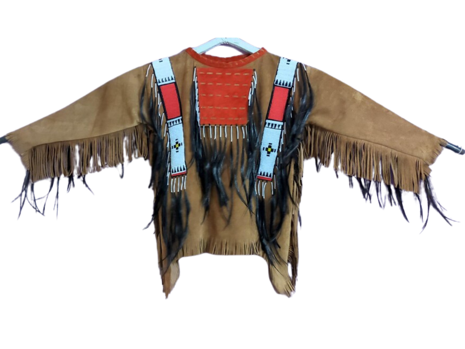 Plains Beaded War Shirt, Old Native American Tasseled War Shirt, Pow Wow Outfit