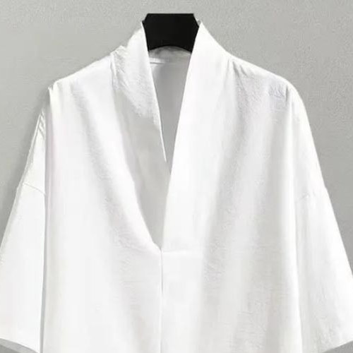 Japanese Men’s Traditional Kimono inner under wear Han Juban White 4XL T-shirt
