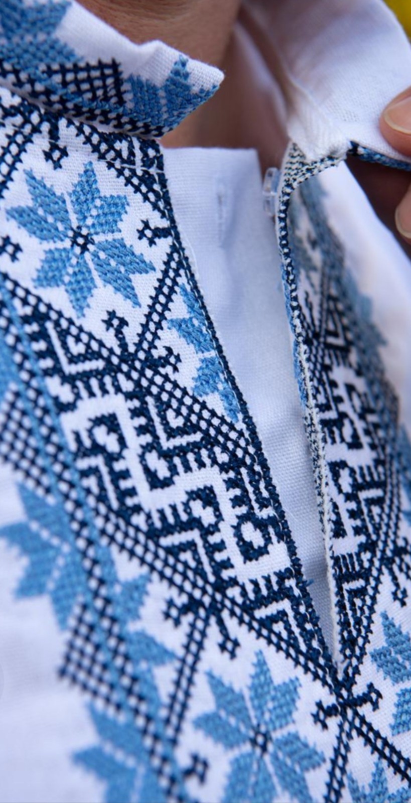 Set of Vyshyvanka Ukrainian traditional embroidered shirt men’s + children’s