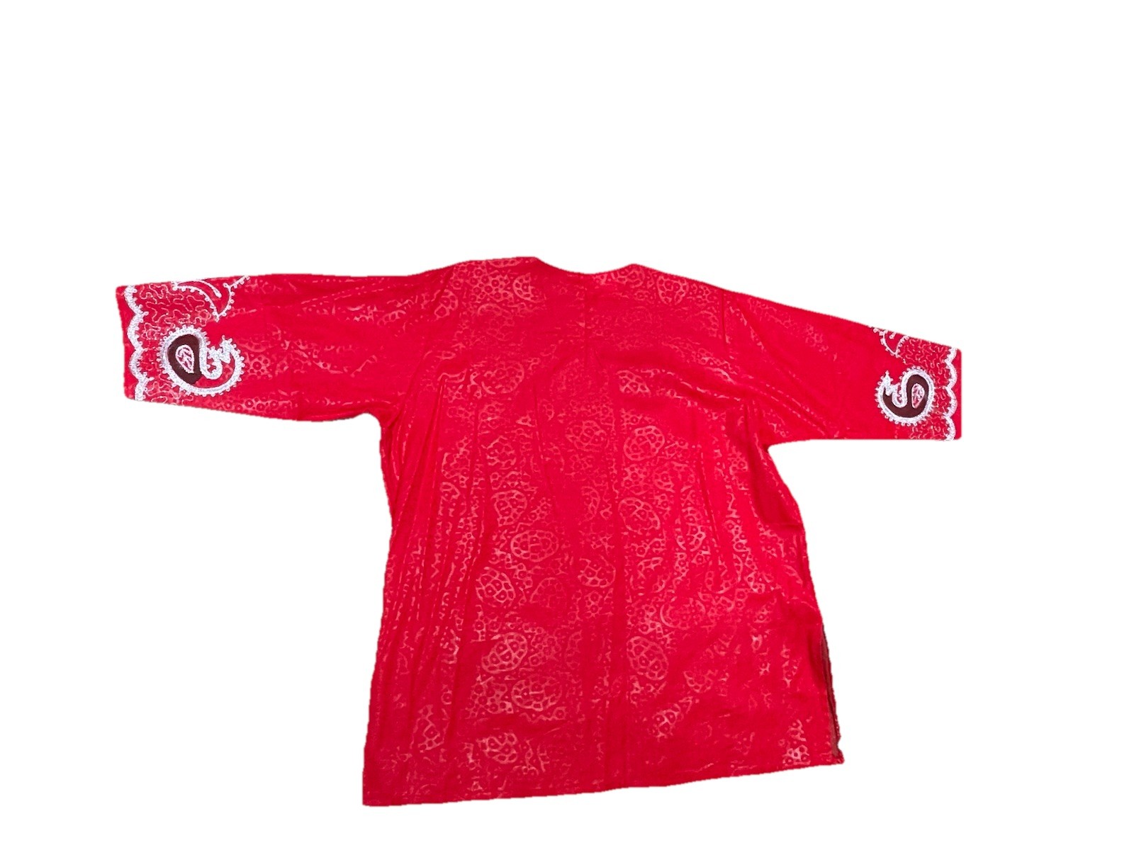 African Star Women’s Red Traditional Embroidered Dashiki Skirt & Top 2pc Set New