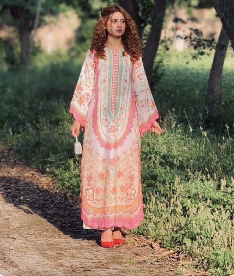 Traditional Kaftan Style Long Shirt With Trousers! Cord Set M sz 40