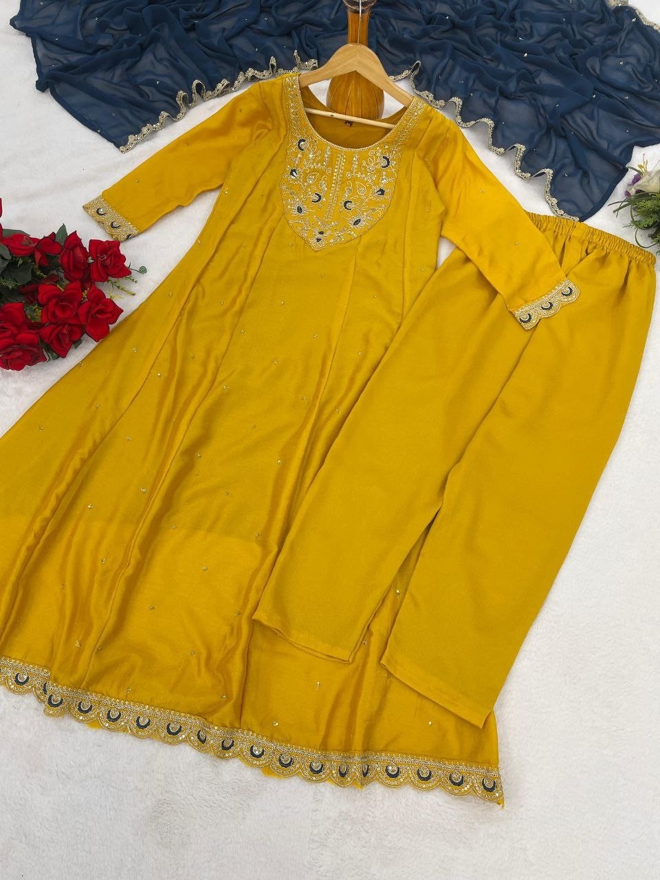 Anarkali Suits Gown Pakistani Salwar Kameez Ready made Wedding Party Vichhitra