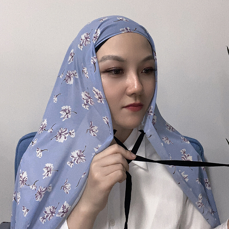 Ramadan Women One Piece Amira Hijab Turban Scarf Hat Muslim Headscarf Wrap Niqab
