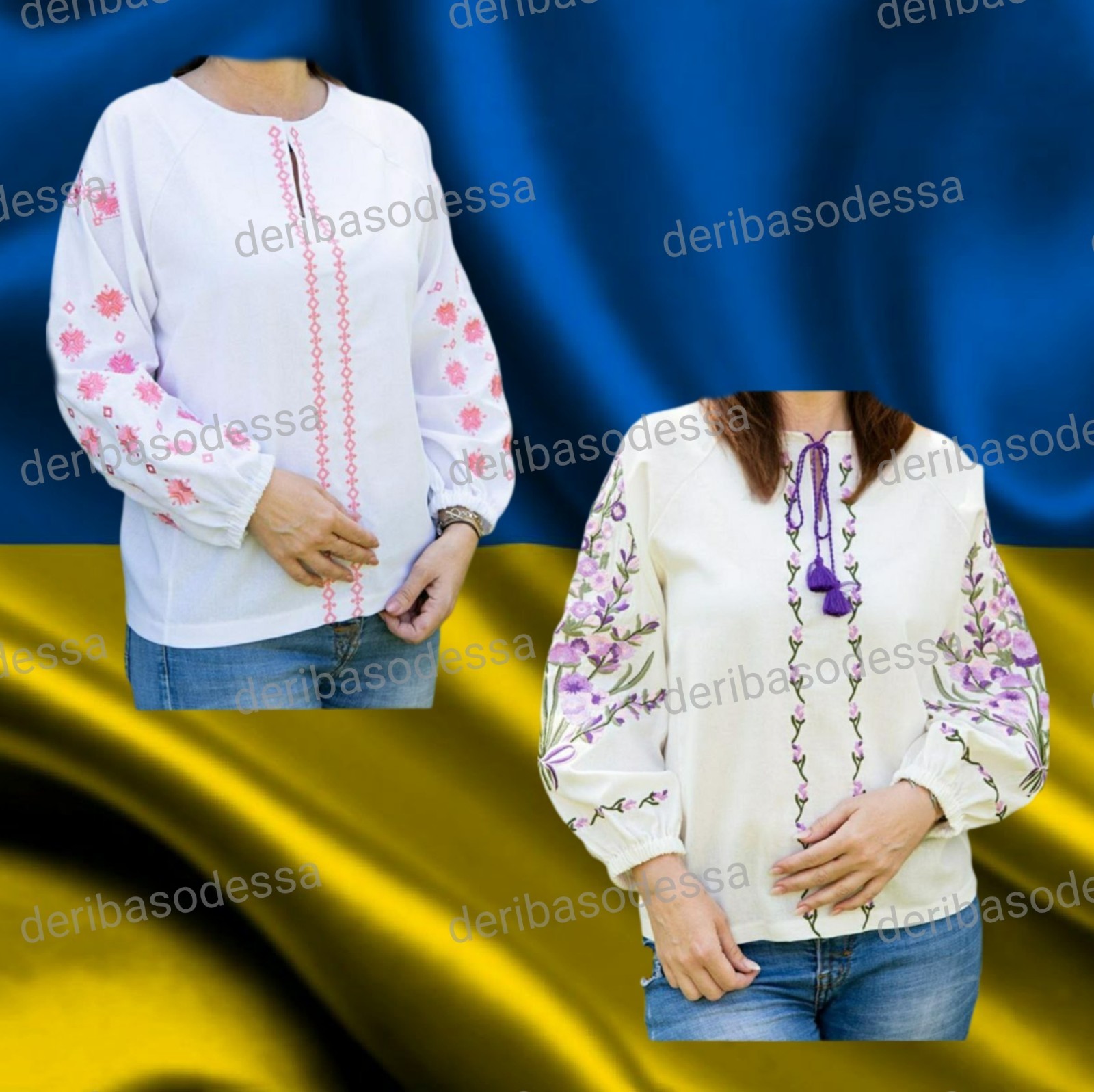 Ukrainian women’s traditional classic blouse Vyshyvanka SIZE M
