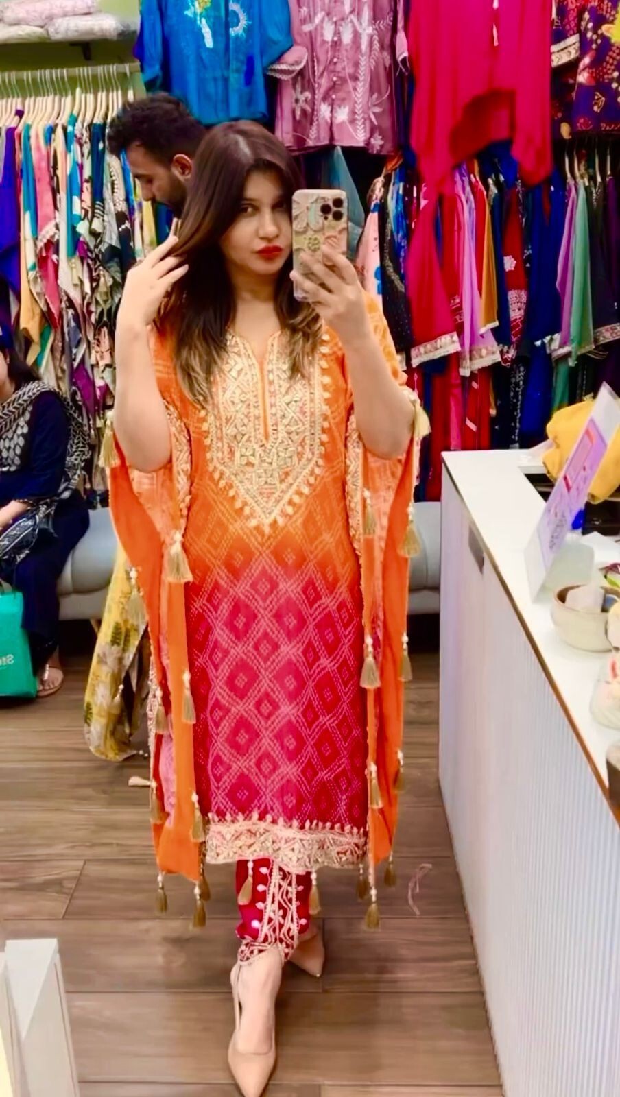 DHOTI KAFTAN SALWAR KAMEEZ PARTY WEAR DRESS BOLLYWOOD SUIT PAKISTANI INDIAN NEW