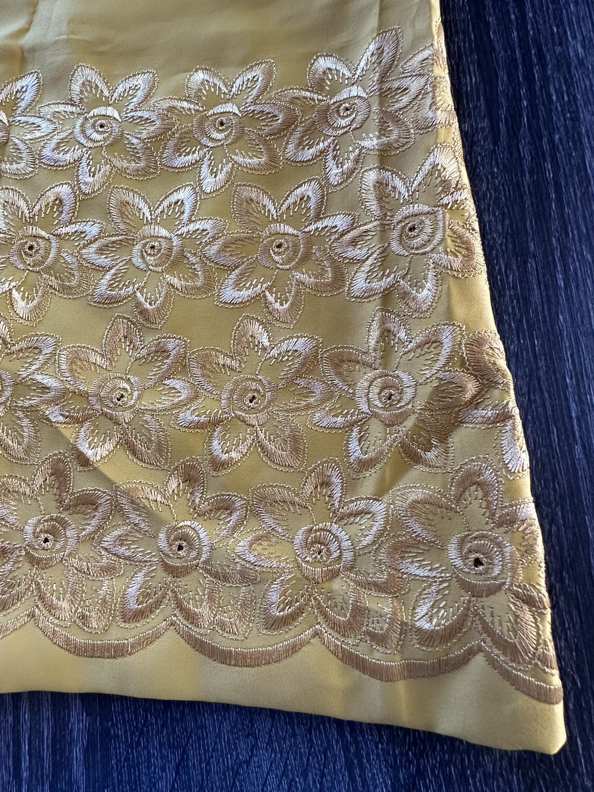 Vintage Two Piece Children’s Kurta Set, Beautiful GOLD With Embroidered Detail