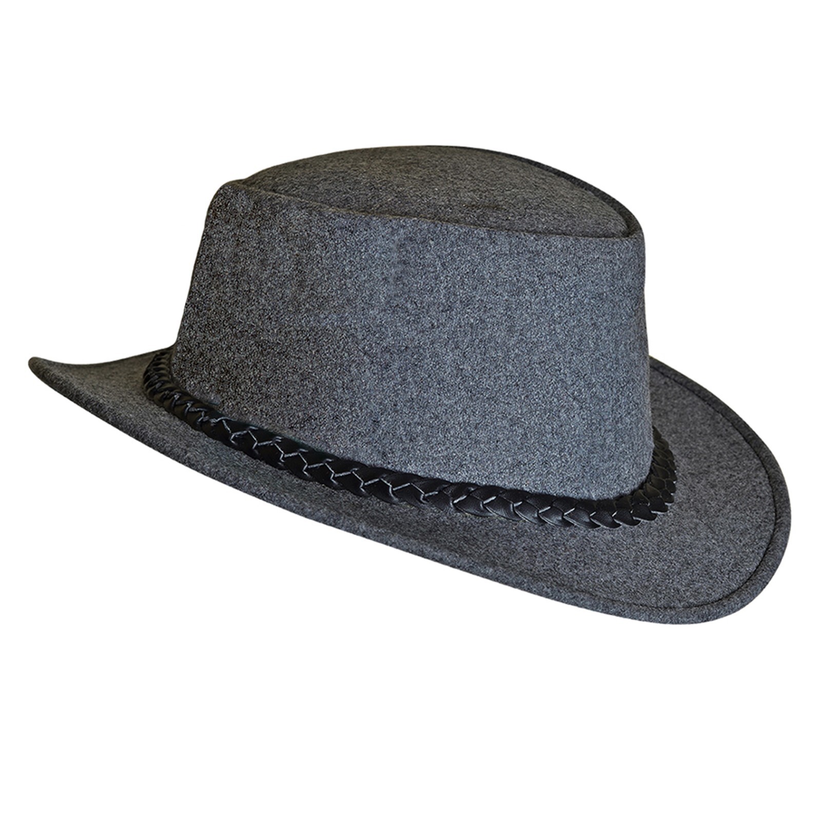 Men Traditional Fedora Hat Bavarian Wool Hat German Grey Hat Oktoberfest Outfit