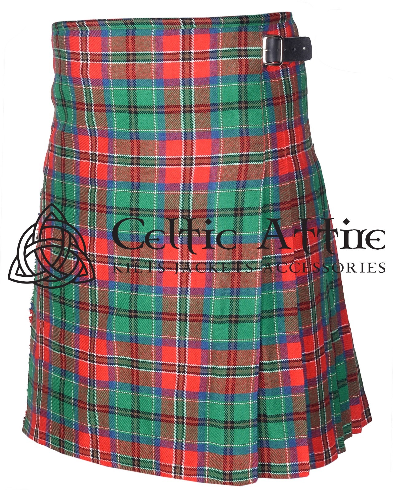 McCulloch Tartan 8 Yard Scottish Kilt – Made to Order By Celtic Attire