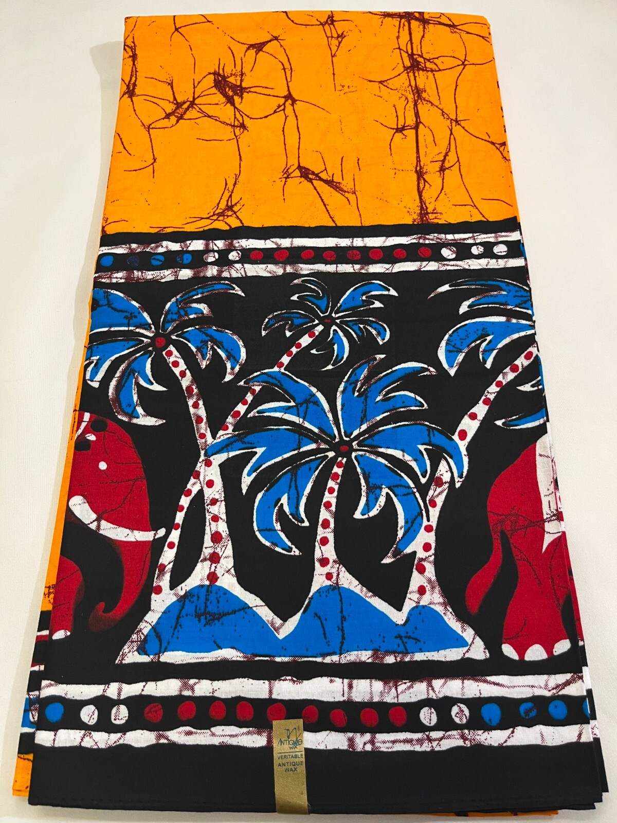 BATIK High Quality African Ankara Wax Print, 100% Cotton, Sell by 6 Yards-