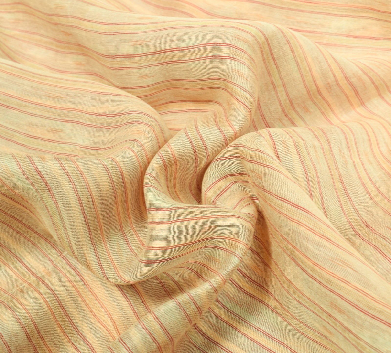 Sushila Vintage Cream Saree Pure Cotton Silk Hand Woven Ikat Patola Sari Fabric
