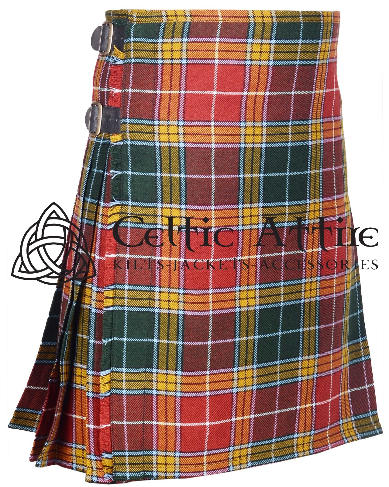 Clan Buchanan Tartan Scottish 8 Yard Kilt – Custom Made By Celtic Attire