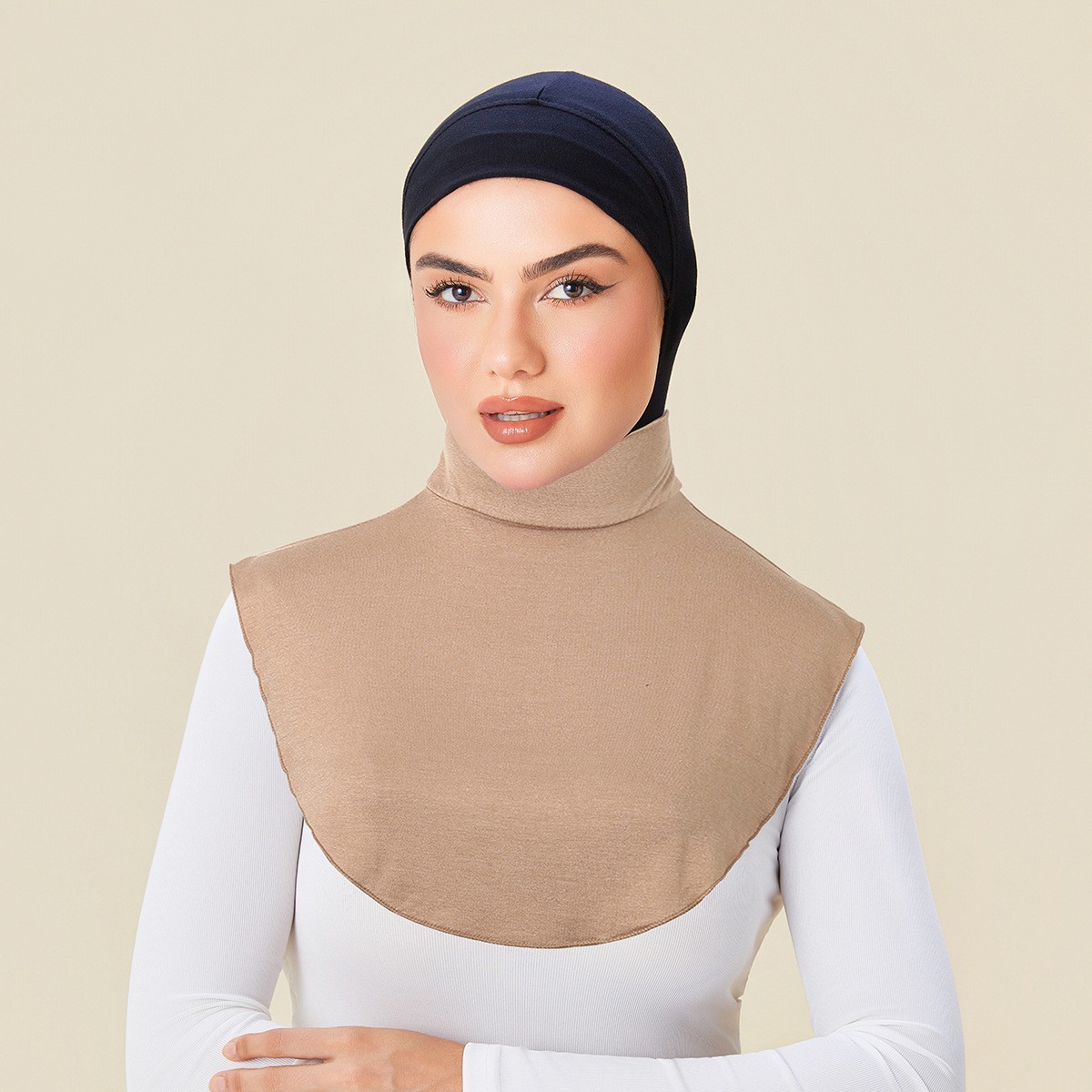 Muslim Women False Collar Hijab Islamic Neck Cover Scarf Detachable Tops Blouse