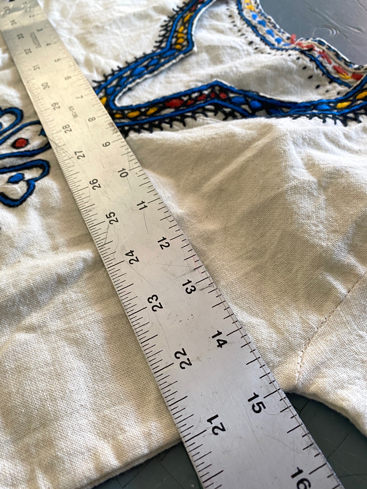 Ethiopian hand stitched, embroidered, Handmade, 2 Piece unisex, kids, not teen