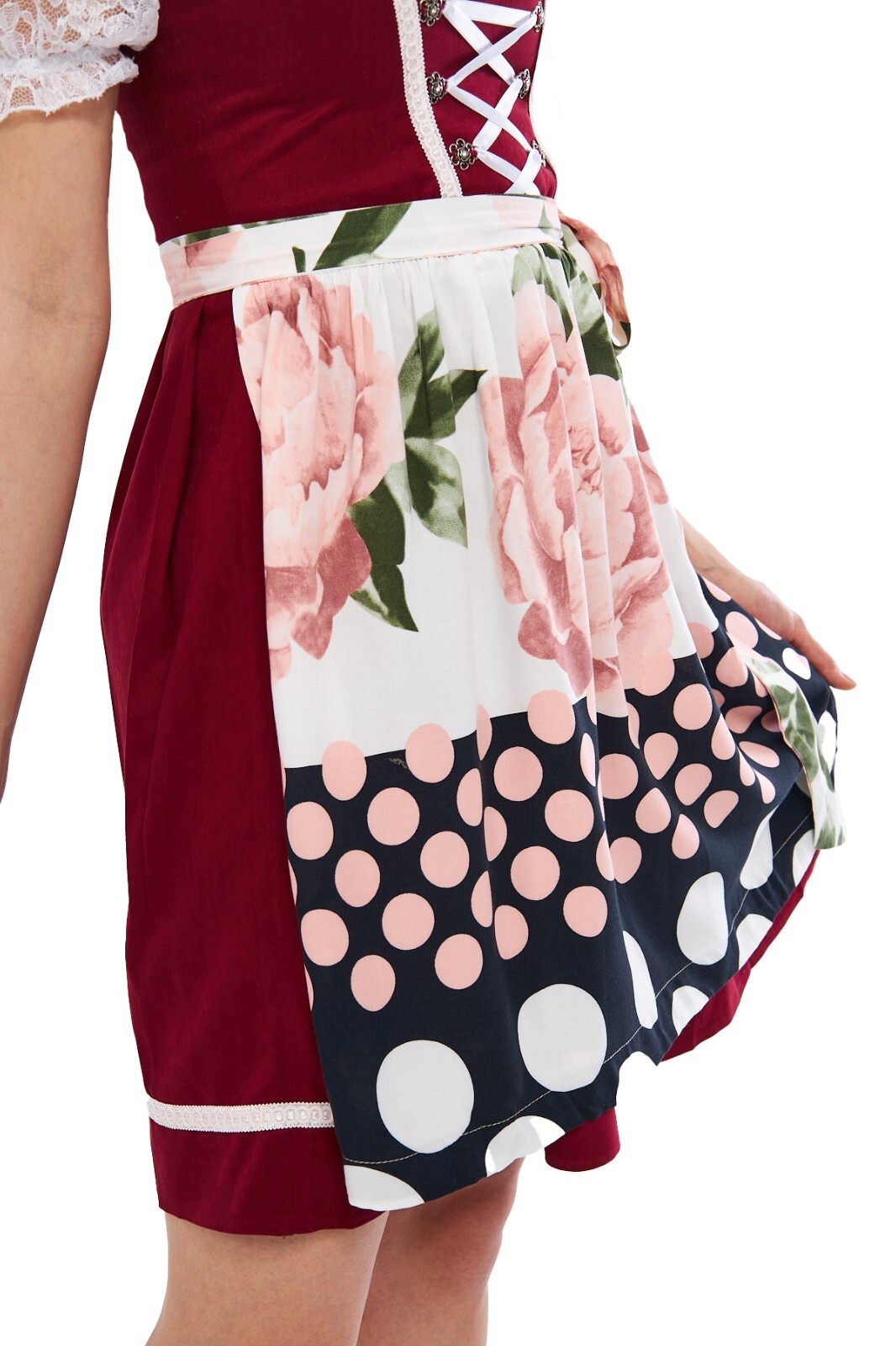0155 Dirndl Oktoberfest German Austrian Dress Sizes: 32.34.36.38.40.42.44.