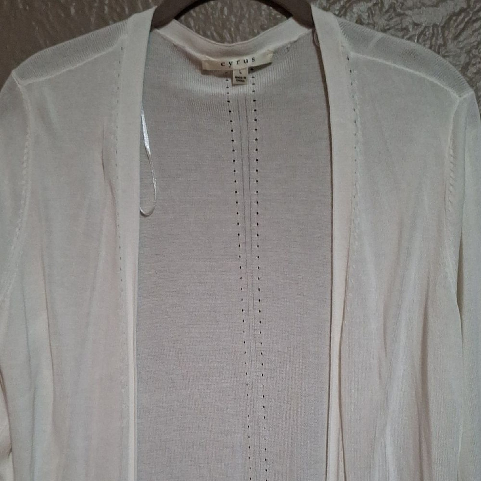 Cyrus Cream Women’s Cardigan 100%viscose Size L