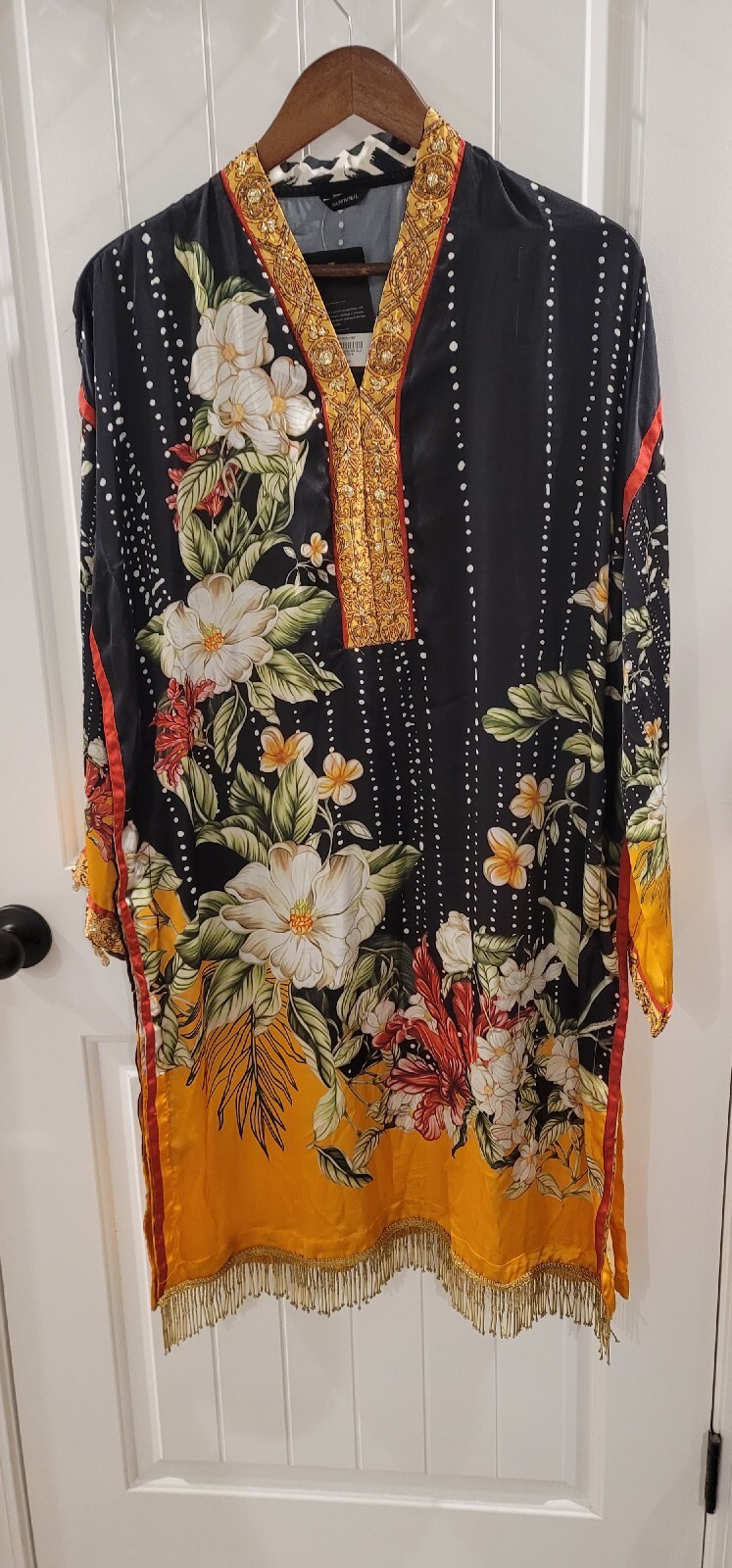 Pakistani Kaftan Style Silk Shirt *New*