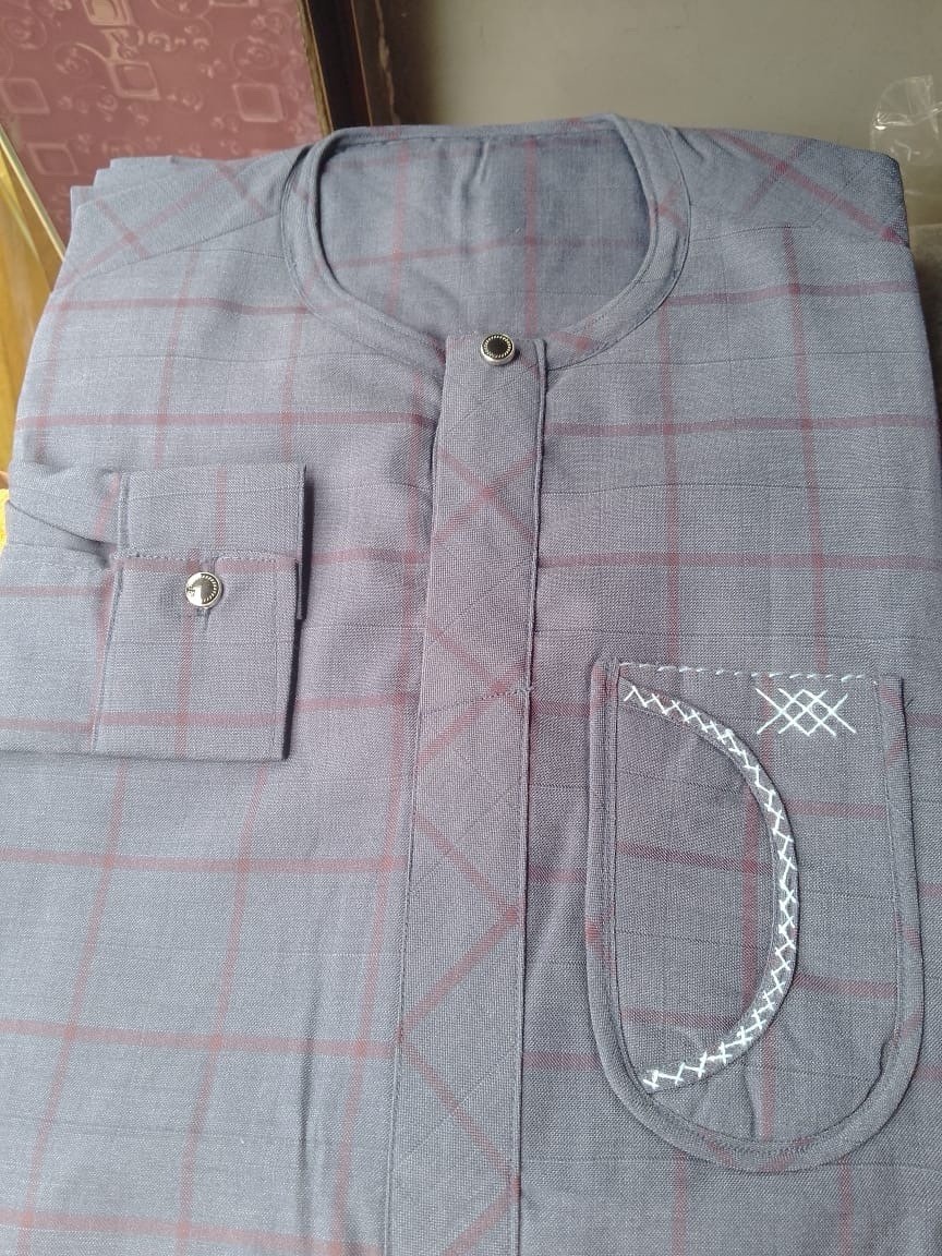 Men’s African Dashiki Boubou Set – Embroidered Traditional Outfit