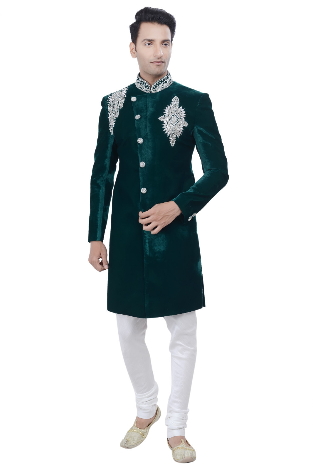 Wedding Designer Ethnic Bollywood Kurta Sherwani Indo Western 2 pc Suit’s
