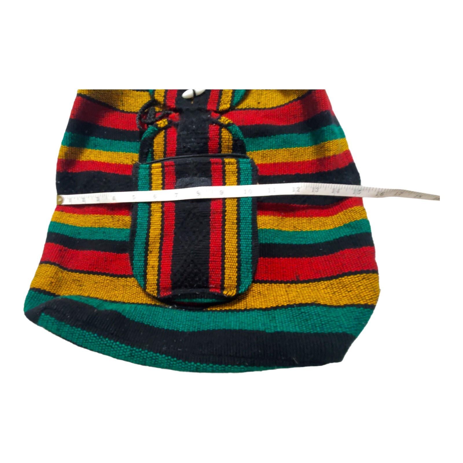 Baja Rasta Backpack Hippie Gear Pinzon Mini Beach Rasta Bag Mexican Made Mochila