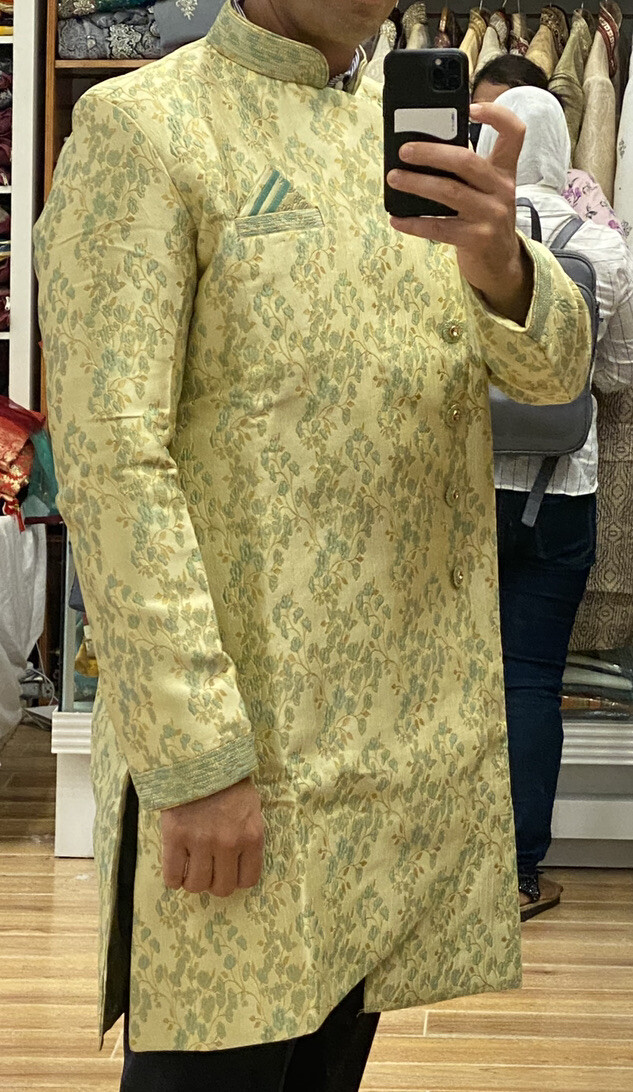 Indian wedding jacket and pants for men Anarkali/Lehenga Style Size 42
