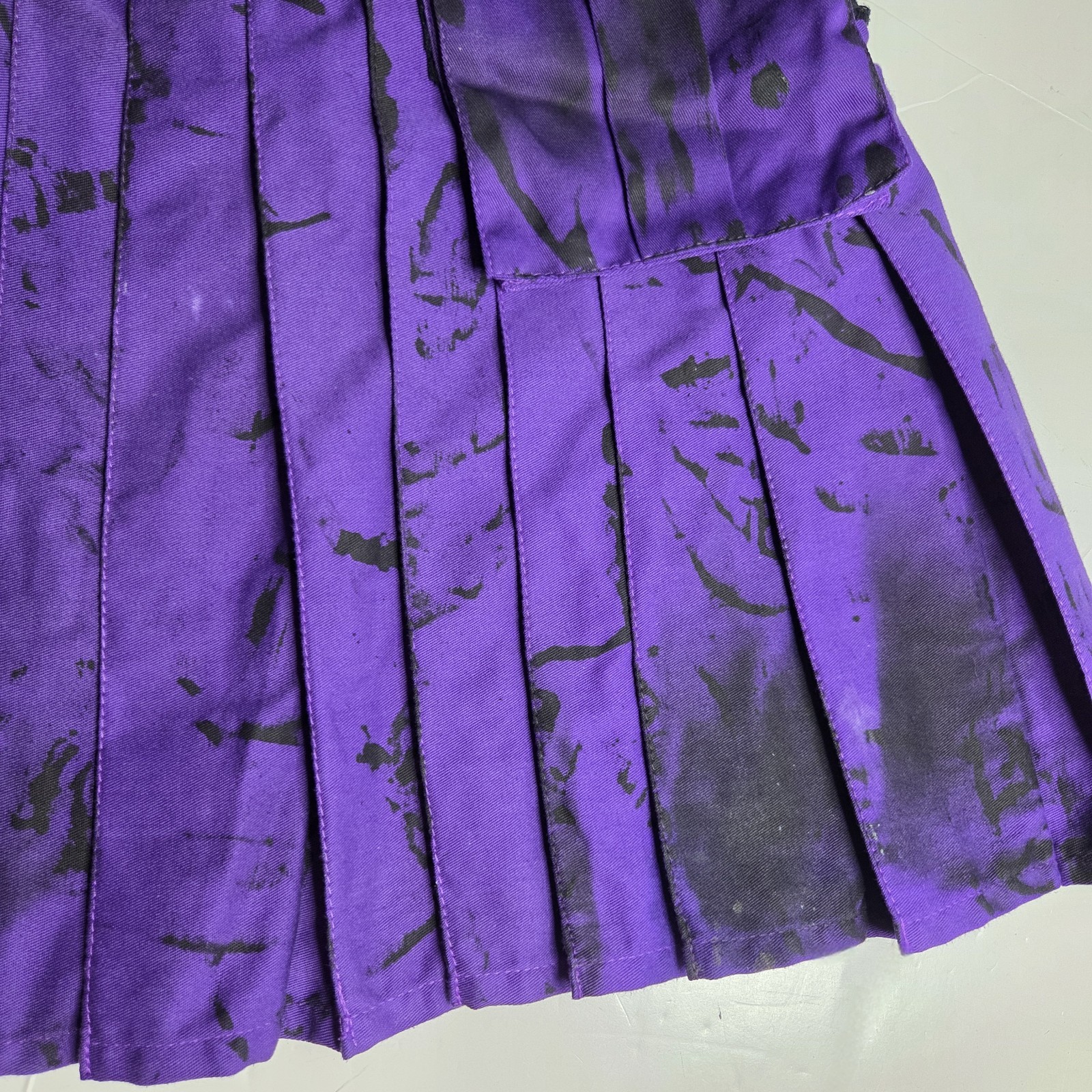 Verillas Warmetal Cargo Utility Kilt Purple Pockets Renaissance Fantasy Mens XL