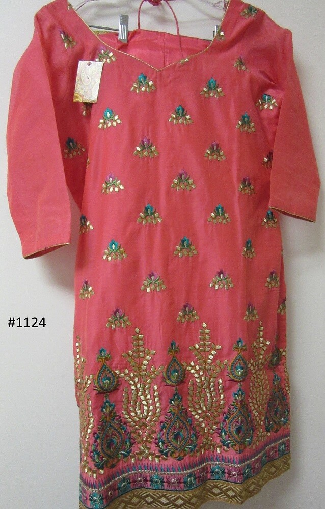 Suits 638 N Indian Salwar Kameez Dupatta Suits Wash-n-Wear M L XL XXL Size