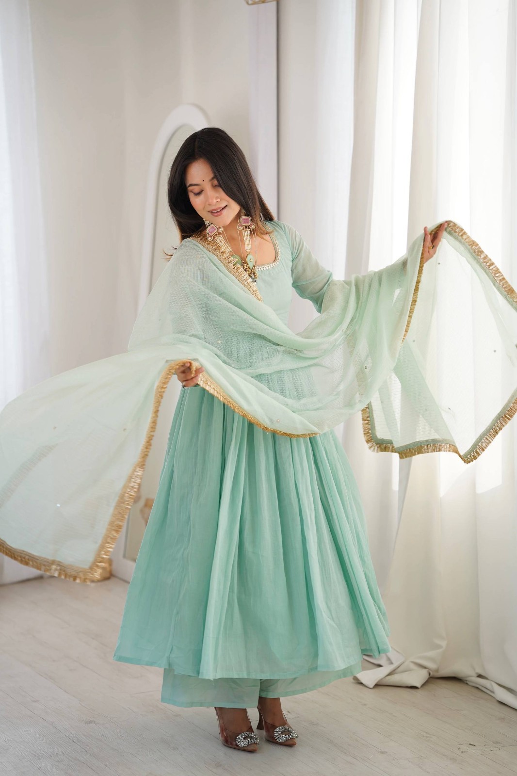Anarkali Gown Indian Dress Salwar Kameez Ready made Party Wedding Bollywood