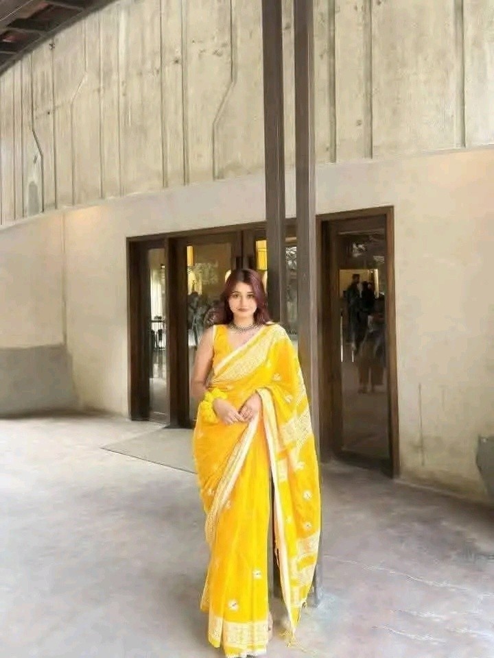 Women’s Jamdani Silk Saree Katan Silk saree for women without Blouse Pieces
