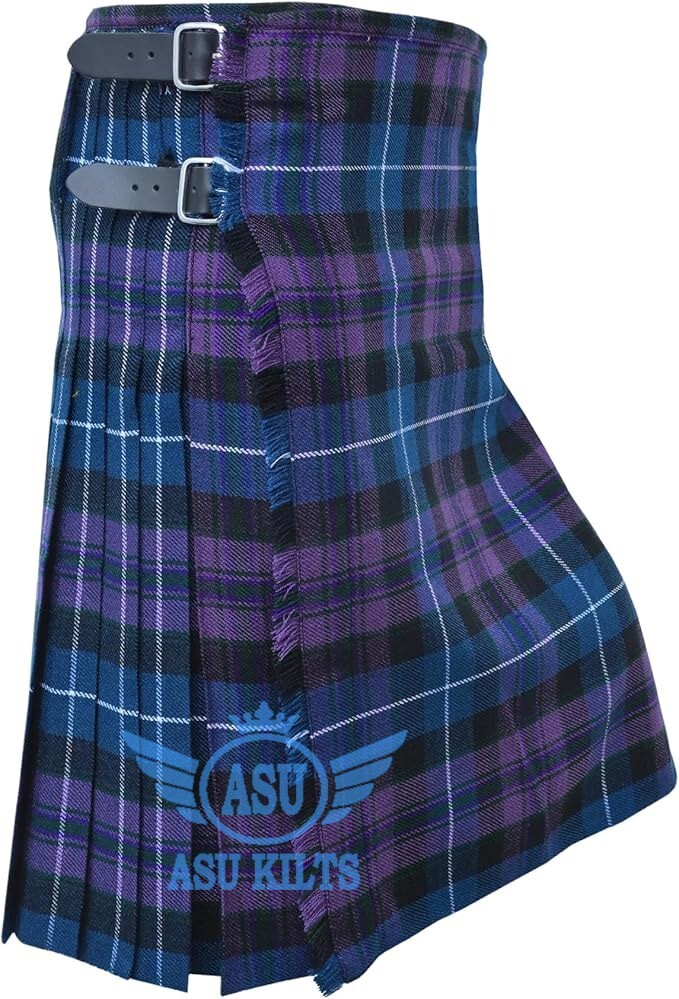 Scottish Handmade Traditional Pride of Scotland Tartan 8yard Tartan Kilt For Men