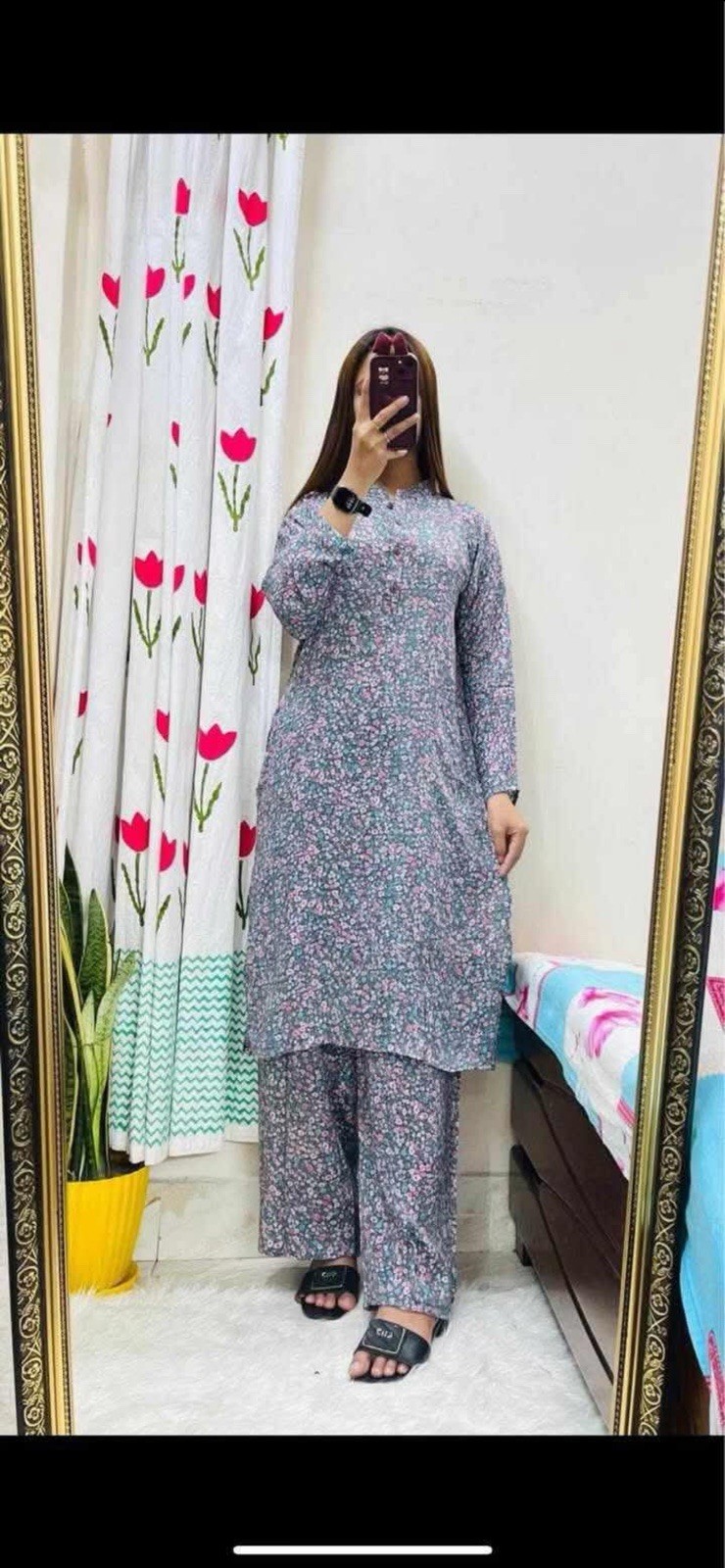 Salwar Kameez Dress Indian Pakistani Readymade, Stitched, Bollywood Size M