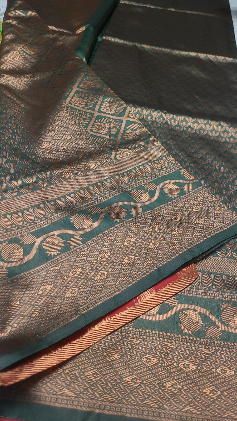 DESIGNER SAREE BOLLYWOOD PARTY WEAR BLOUSE INDIAN WEAR SOFT LICHI SILK WEDDING