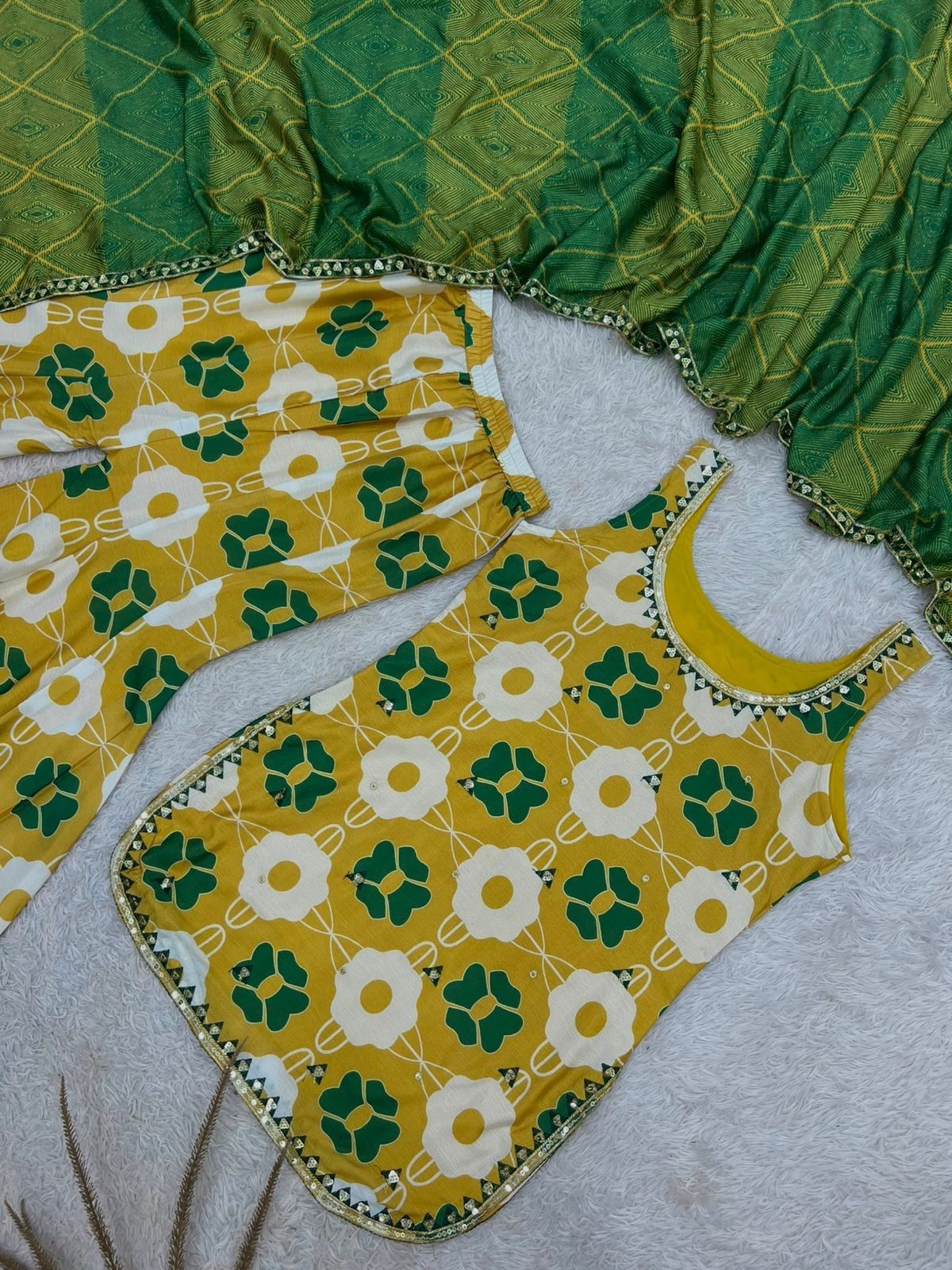 Designer Indian Pakistani top plazzo Bollywood Dress Party Wear Suit wedding