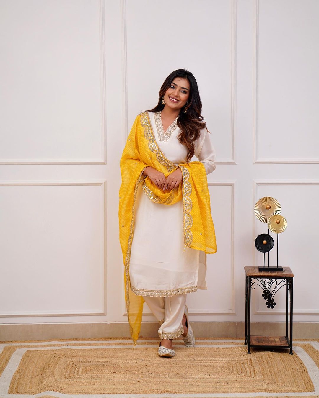 Premium Silk Kurta Palazzo Dupatta Set Indian Wedding Wear Salwar Kameez Dresses