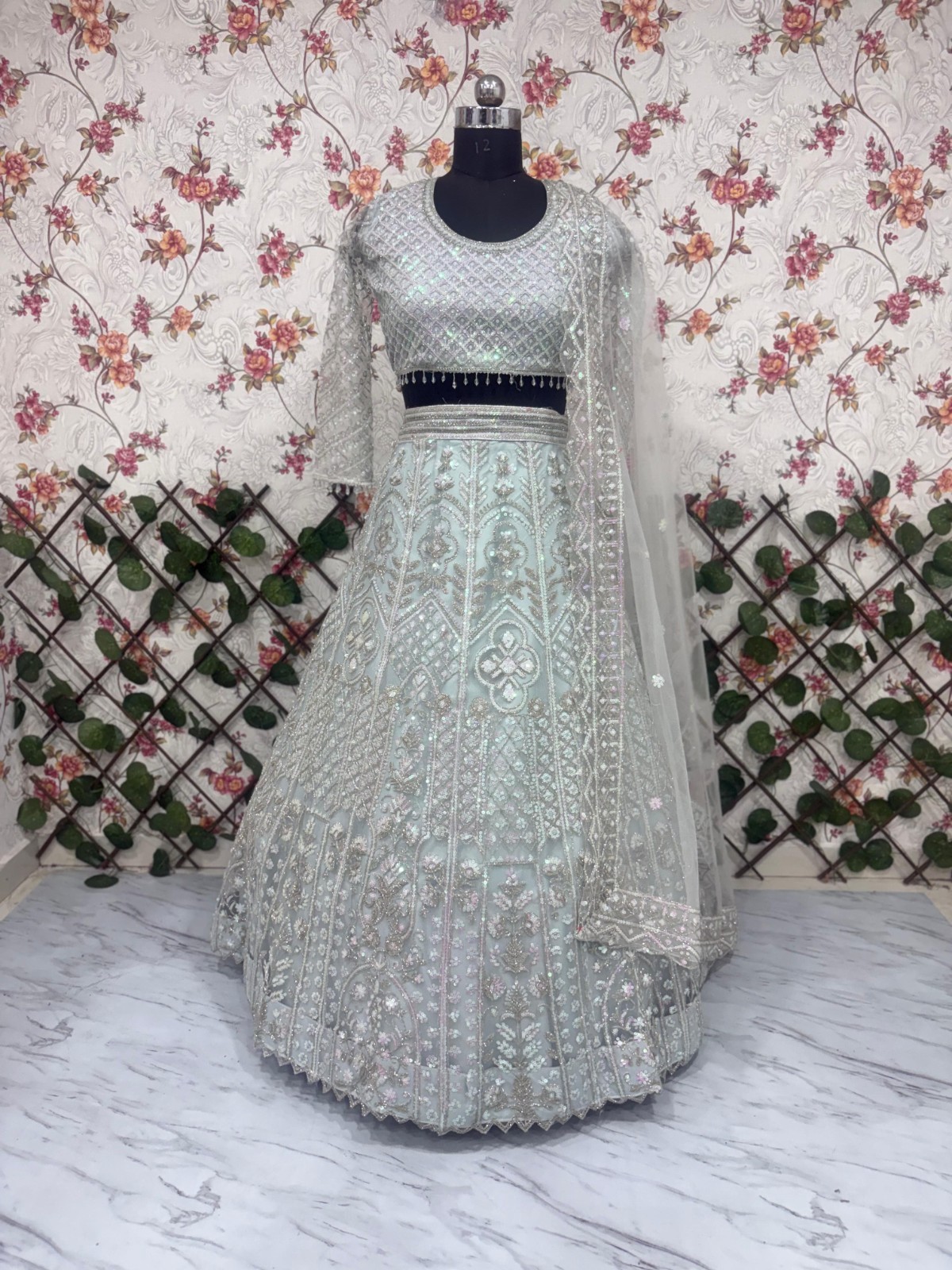 Premium Butterfly Soft Net Lehenga Embellished With Beautiful T Embroidery