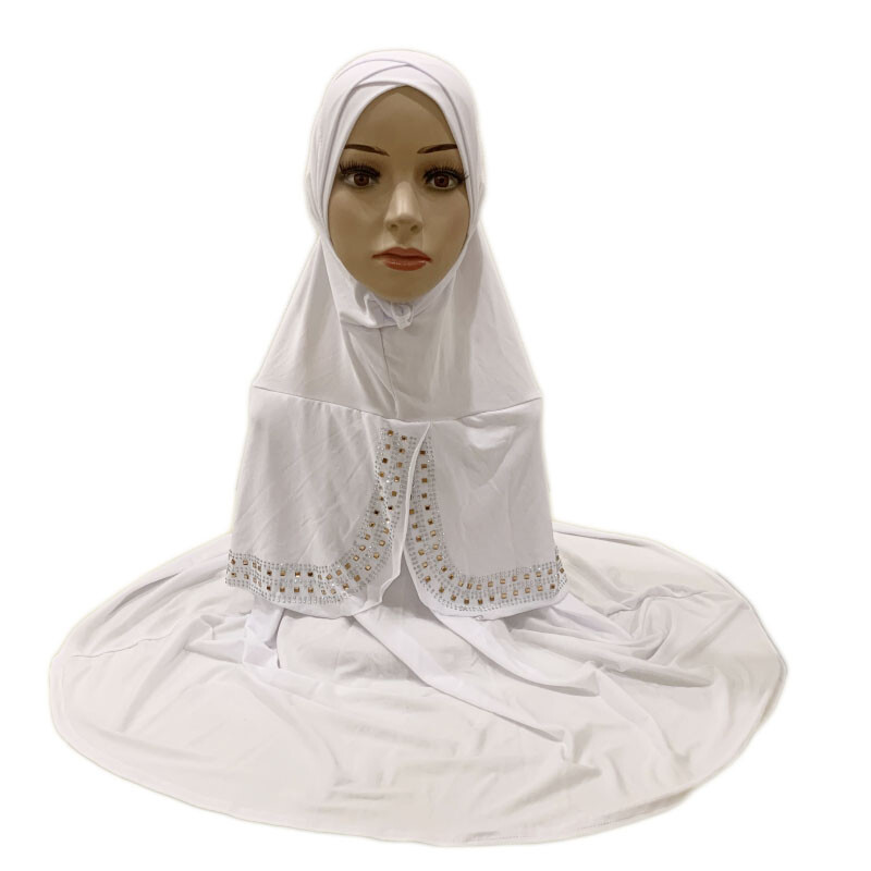 Muslim Women One Piece Headscarf Large Hijab Prayer Head Wrap Scarf Shawl Arab