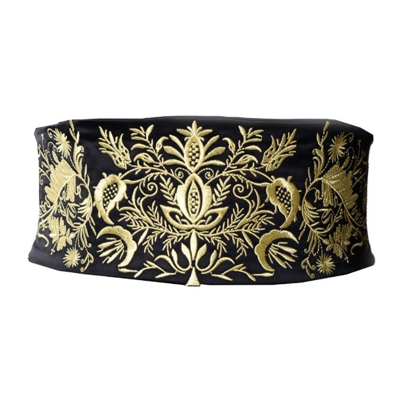 Multipurpose Embroidered Waist Sash For Cultural Event Traditional Outfits