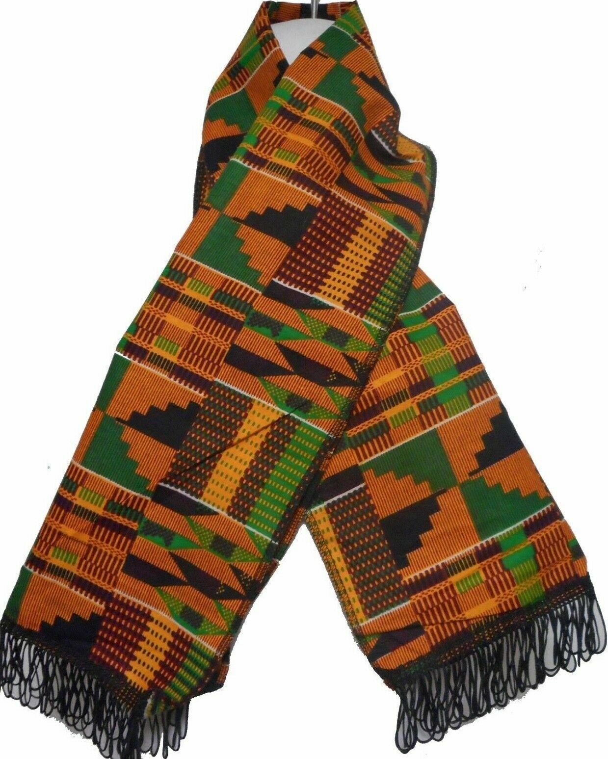 Mens African Kente Print Dashiki Hippie Boho Traditional scarf Cap one Size