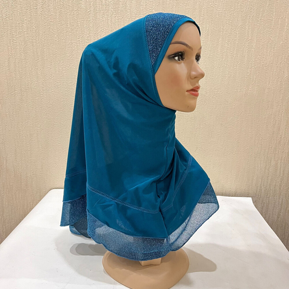 Women’s Muslim Hijab Scarf Head Wrap Bonnet Headscarf Turban Hijabs 12 Colors