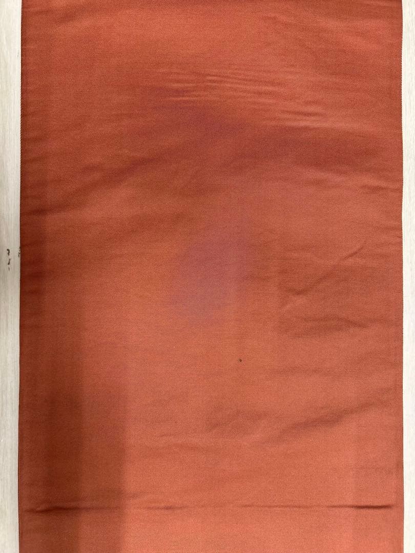Japanese Silk Fukuro Obi Brown Gold Bridge Landscape 445cm Kimono Sash