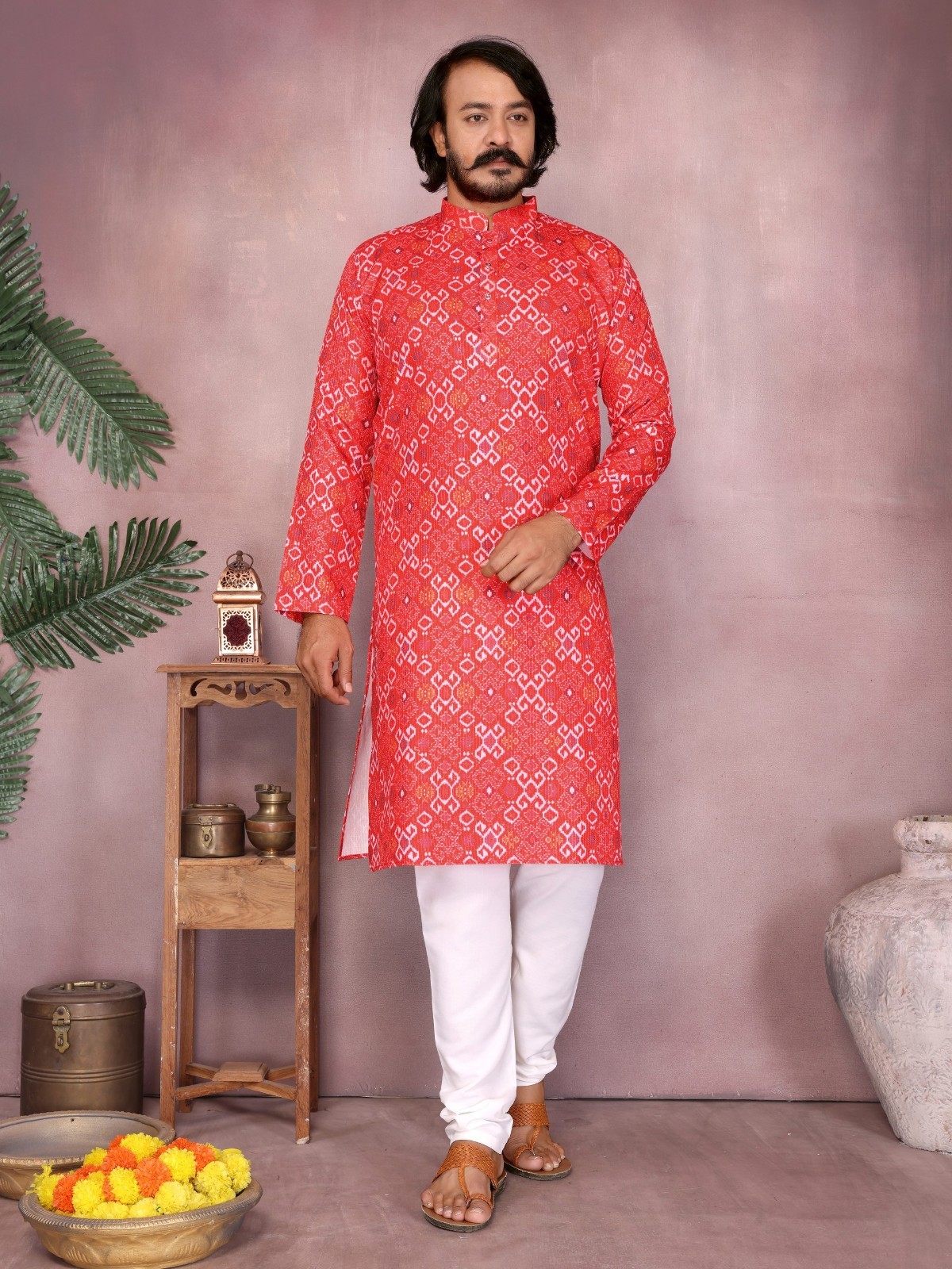 Indian Kurta Set Pakistani Men Kurta Pyjama Suits Wedding Party Groom Sherwani