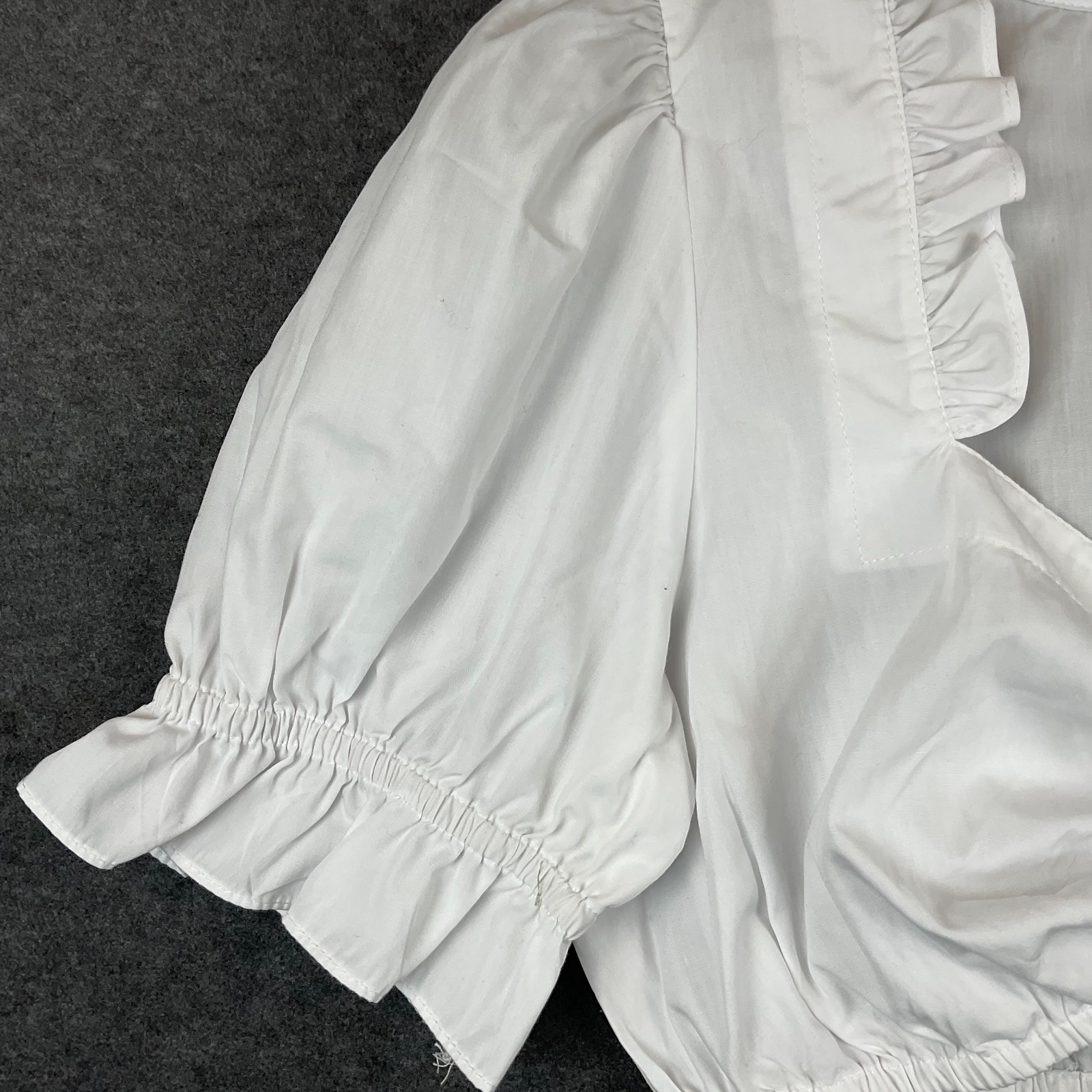 Dirndl Blouse Germany Bavarian Top Trachten Octoberfest Folk Festival Size 40 /M