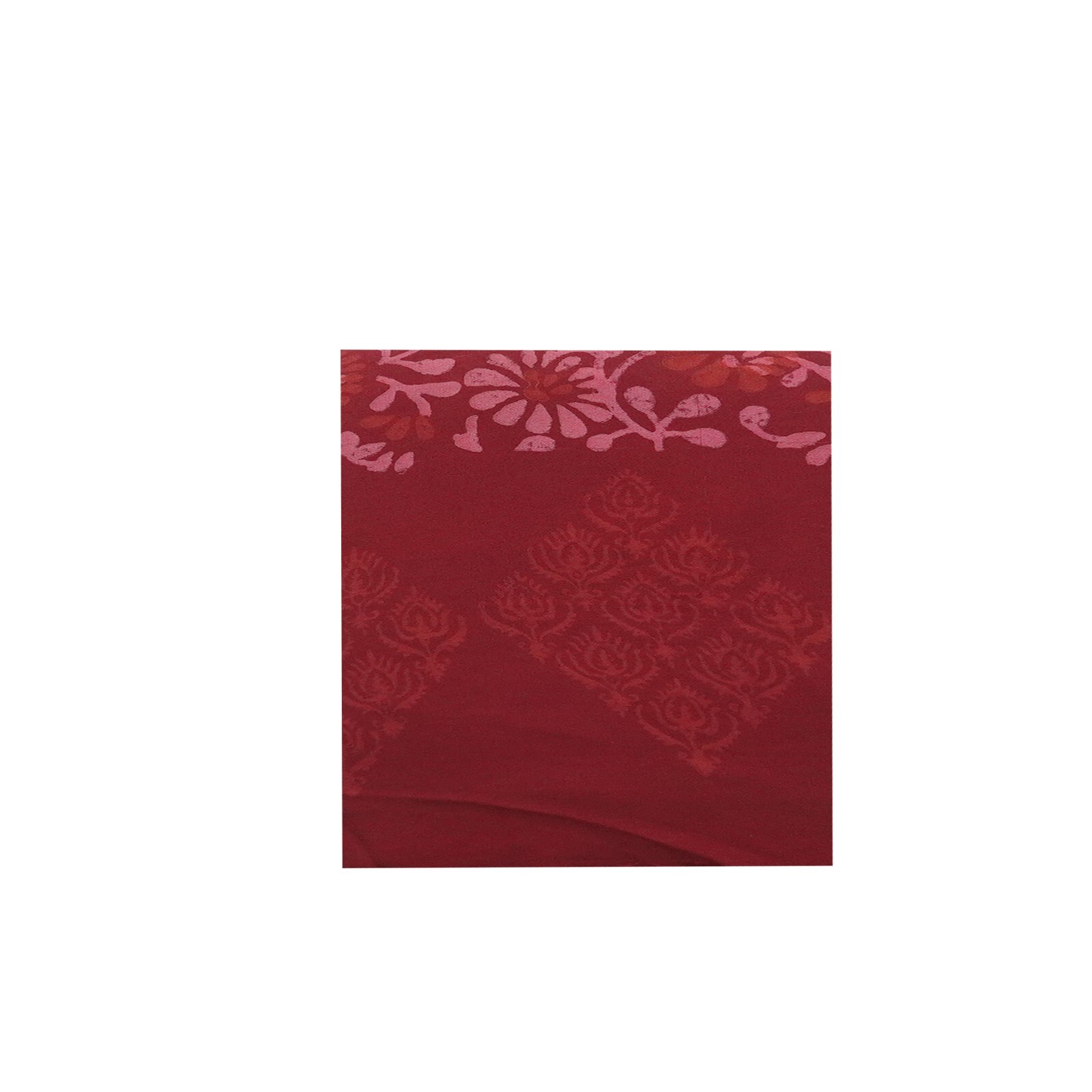 Vintage Purple Sarees 100% Pure Silk Georgette Printed Sari 5YD Craft Fabric