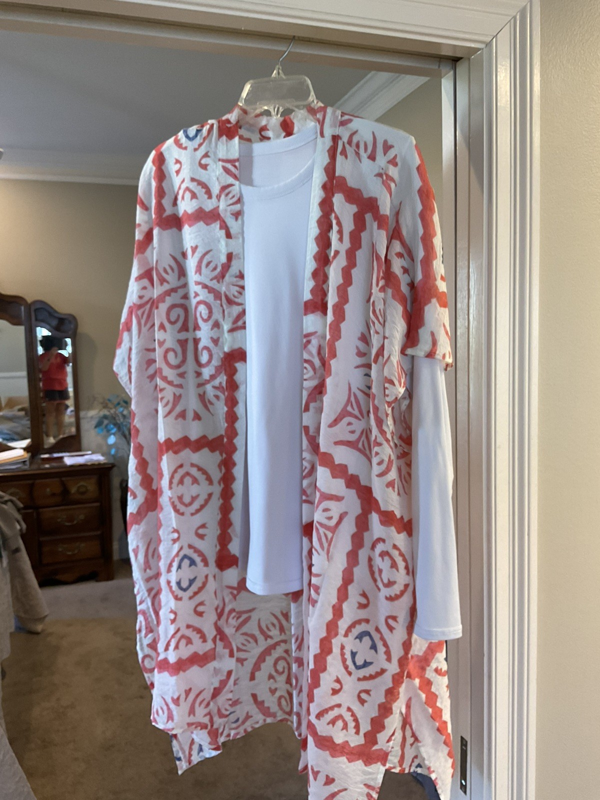 FOUR SILKY COVER UP TOPS ASSORTED COLORS