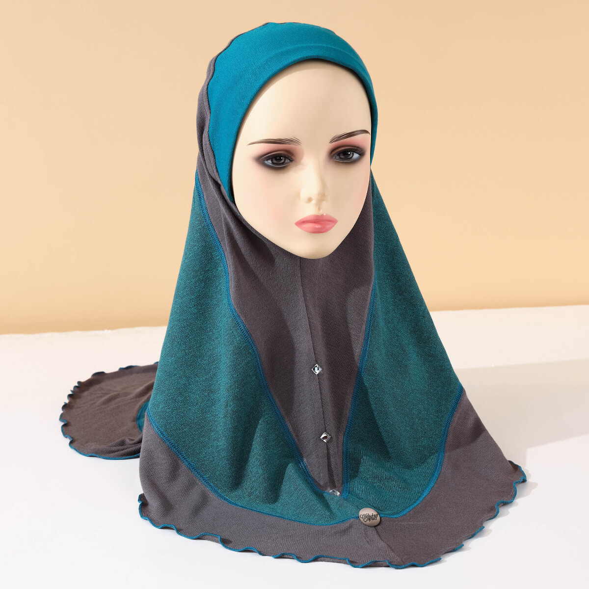 Fashion Women Scarf Muslim Wear Directly Instant Hijab Indian Patchwork Turban