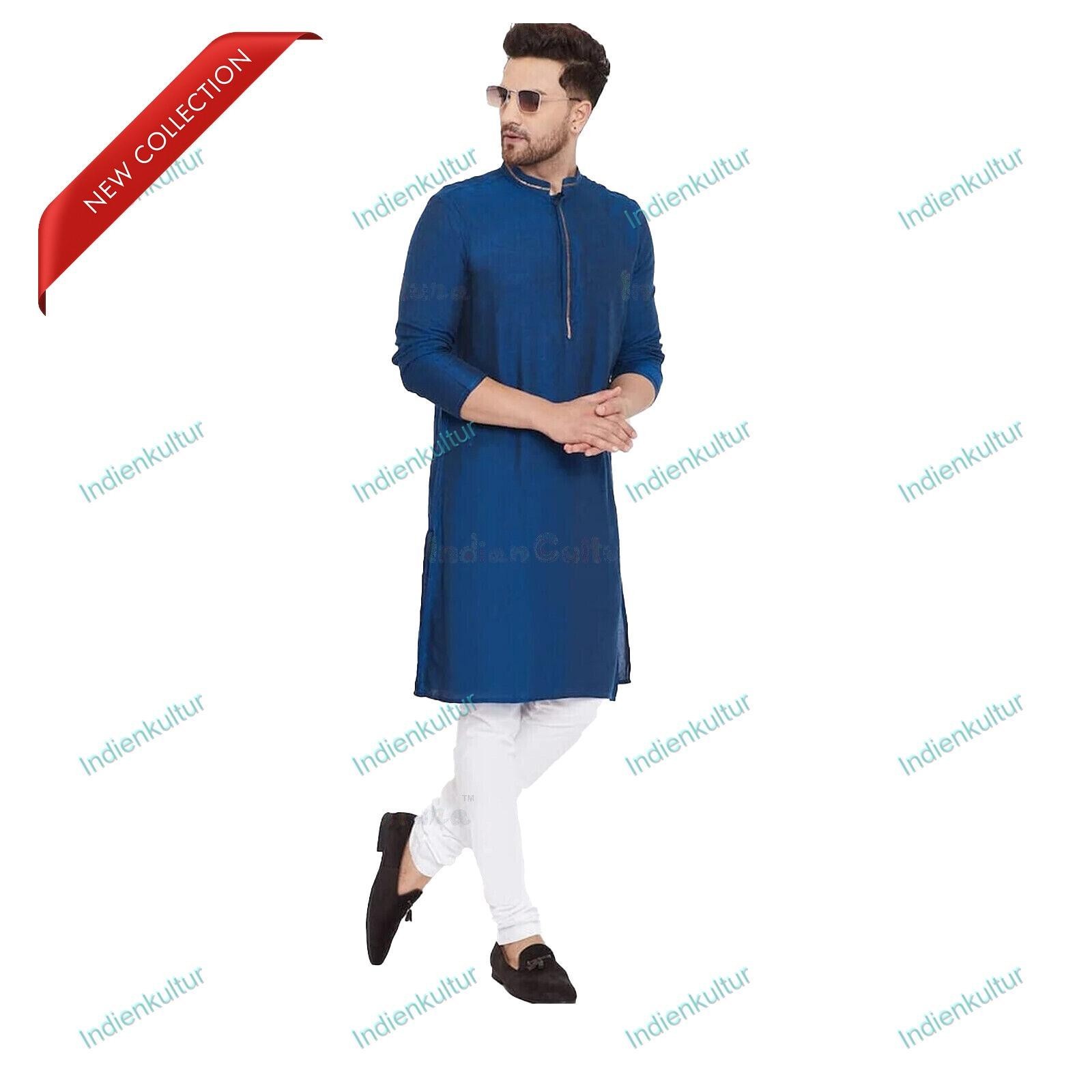 Mens Kurta with Pajama Indian Traditional Wear Cotton Kurta Mens Designer Kurta