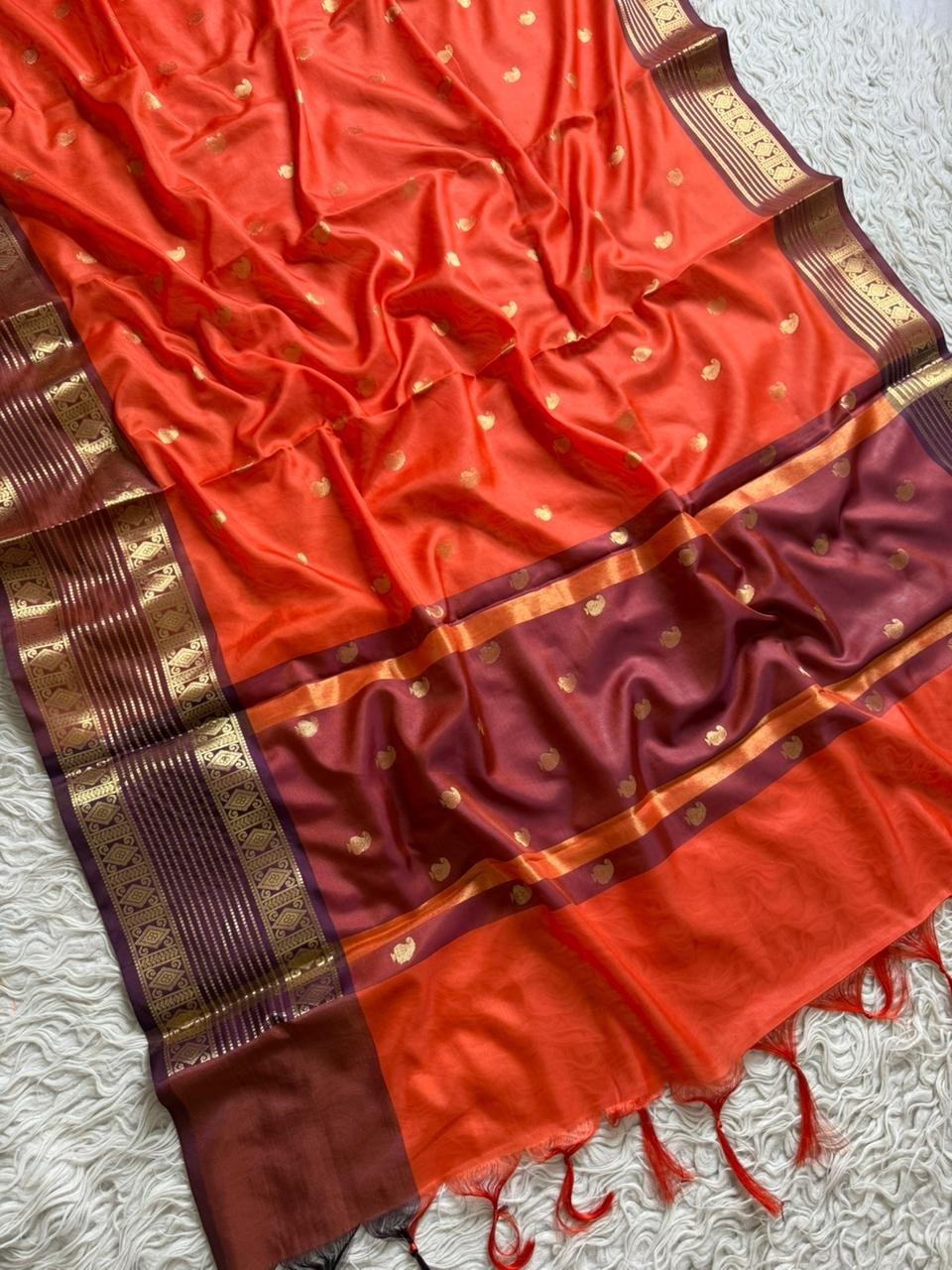 MOST TRENDING Banarasi Soft Silk Pattu Sarees For Party And Wedding Wear