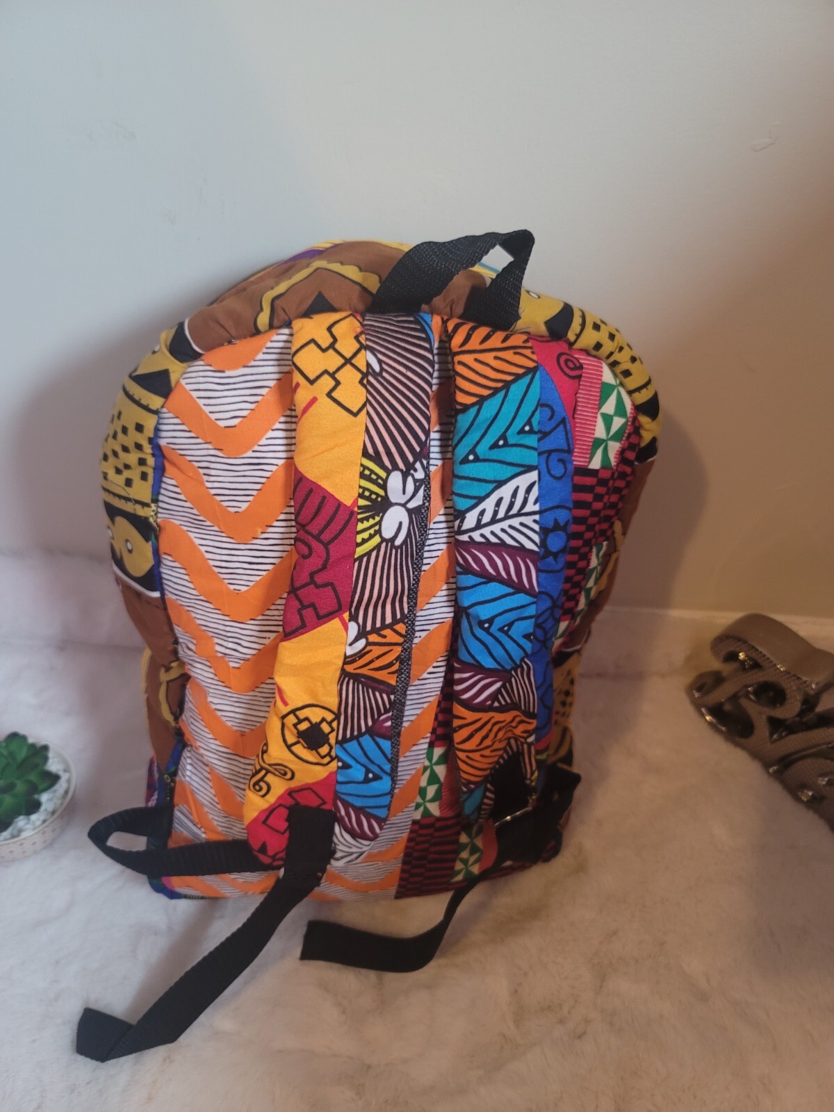 African Print Bag Pack